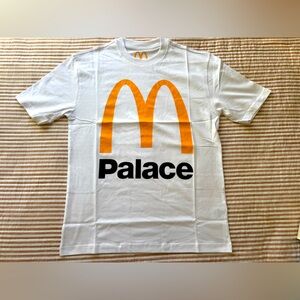 NEW! Palace x McDonalds Logo T-Shirt - White- Size Medium New In Package